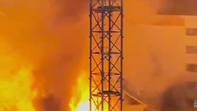 Hatay'da iş yeri yangını