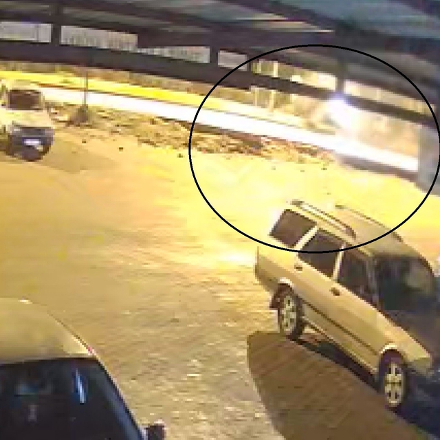 Ece bebeğin can verdiği kaza güvenlik kamerasında