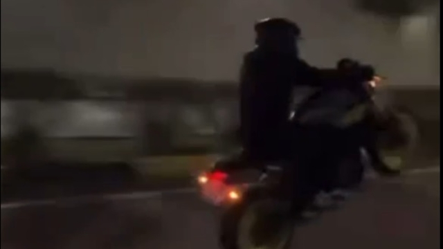 Otoyolda aşırı hız ve akrobatik hareketler yapan motosiklet sürücüsüne 45 bin TL ceza