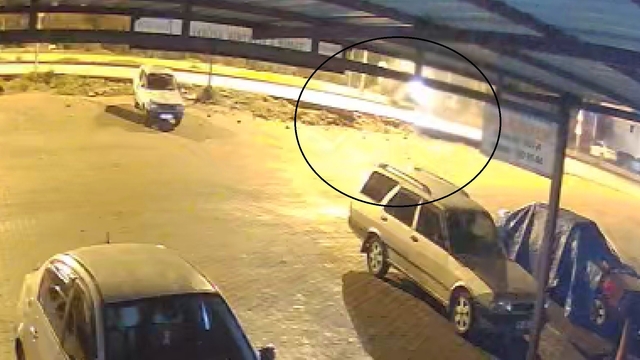 Ece bebeğin can verdiği kaza güvenlik kamerasında