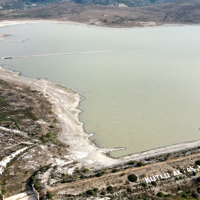Kutlu Aktaş Barajı'nda su seviyesi geçen yılı aştı