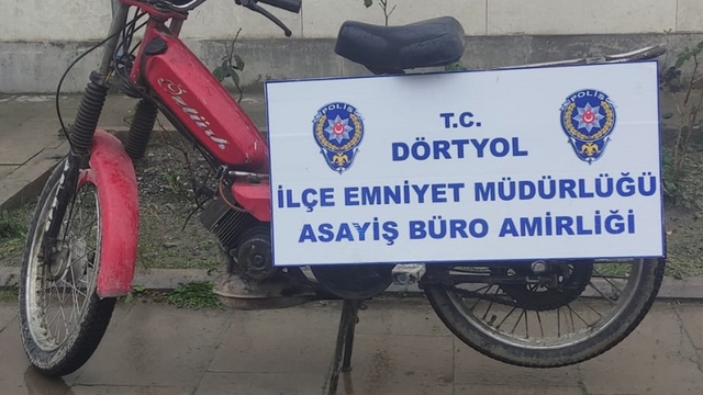 Dörtyol'da motosiklet hırsızlığı: 1 kişi tutuklandı