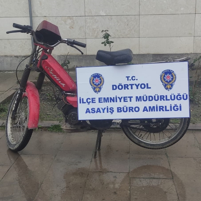 Dörtyol'da motosiklet hırsızlığı: 1 kişi tutuklandı