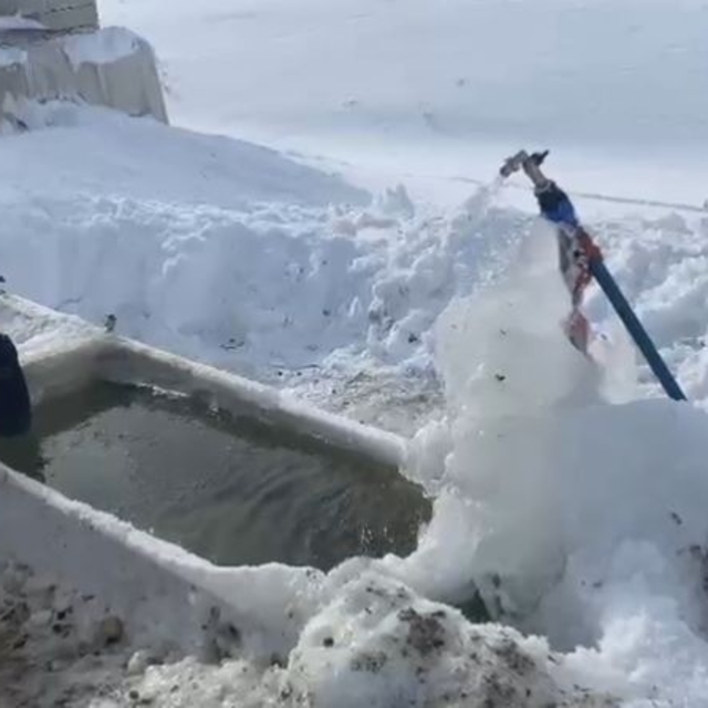Ağrı'da soğuk hava etkisini göstermeye devam ediyor