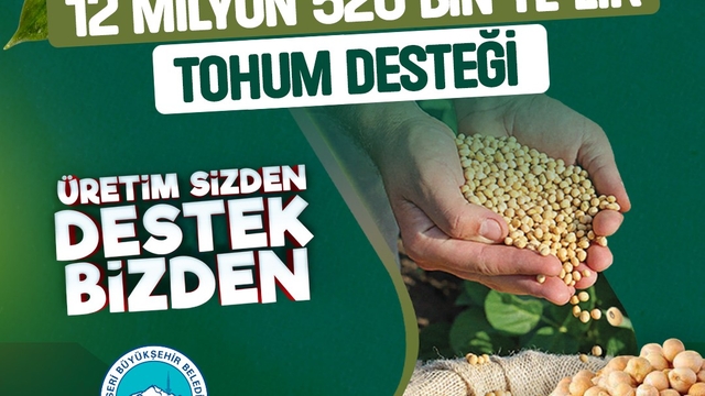 Üreticilere 1 yılda 12 milyon TL'lik tohum dağıtıldı