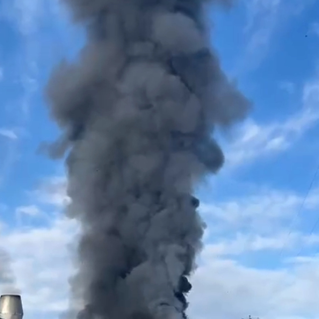 Afyonkarahisar'da enerji santralinde yangın