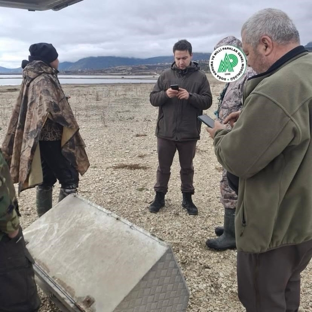 Isparta'da usulsüz av yapan 2 kişiye idari işlem yapıldı