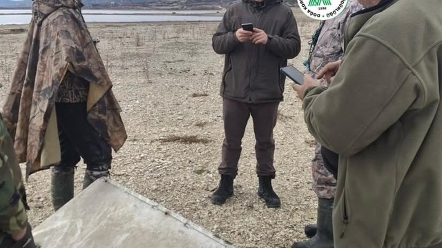 Isparta'da usulsüz av yapan 2 kişiye idari işlem yapıldı