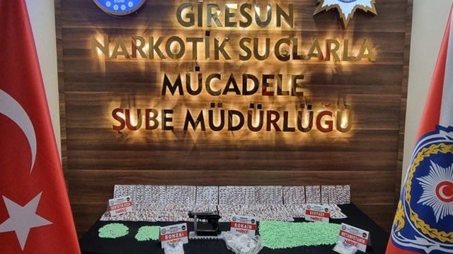 Giresun'da uyuşturucu operasyonunda yakalanan 3 şüpheli tutuklandı