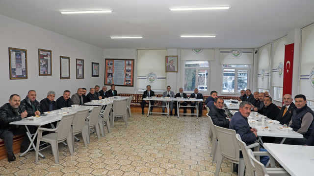 Talas Kaymakamı Memiş ve Belediye Başkanı Yalçın, mahalle muhtarlarıyla bir araya geldi