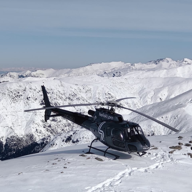 Kaçkar Dağları'nda "heliski" heyecanı devam ediyor