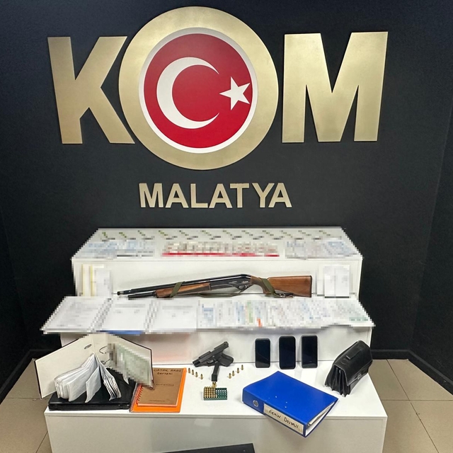 Malatya'da tefeci operasyonu: 3 tutuklama