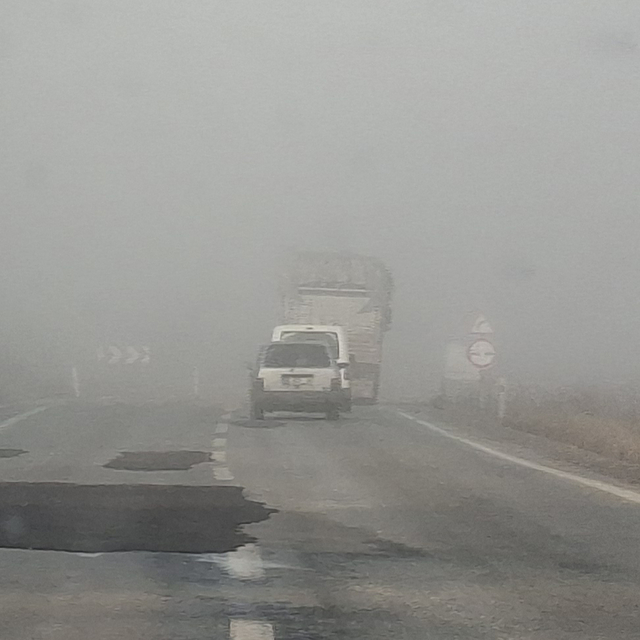 Beypazarı'nda sürücülere sis uyarısı