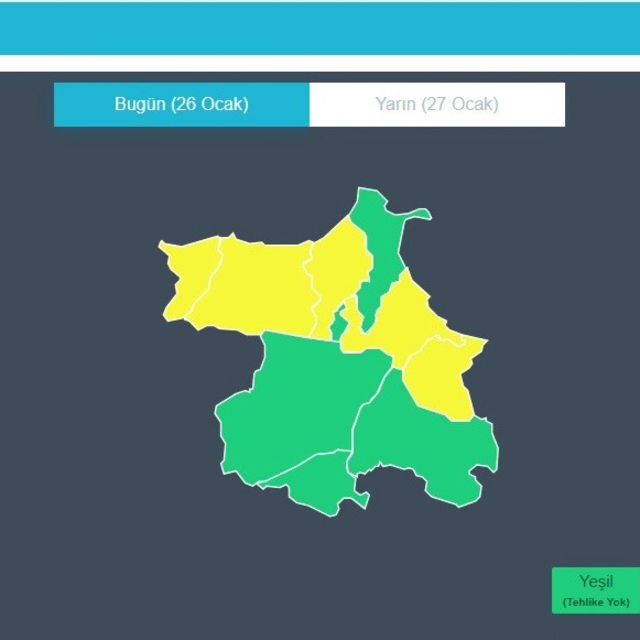 Sinop'ta fırtına alarmı: 5 ilçe için sarı kodlu uyarı