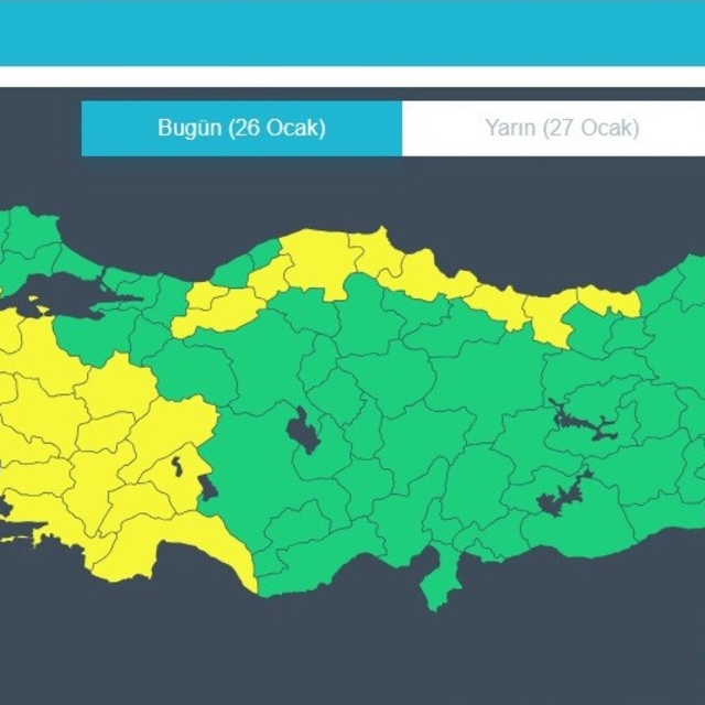 Kuzeyde fırtına alarmı: Rüzgar hızı 80 kilometreye ulaşacak