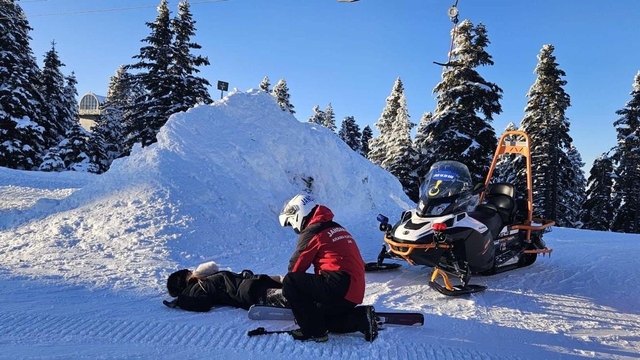 JAK timleri, sömestirin ilk haftasında Uludağ'da 208 olaya müdahale etti