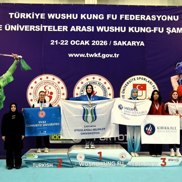 SUBÜ Wushu'da Türkiye şampiyonu oldu