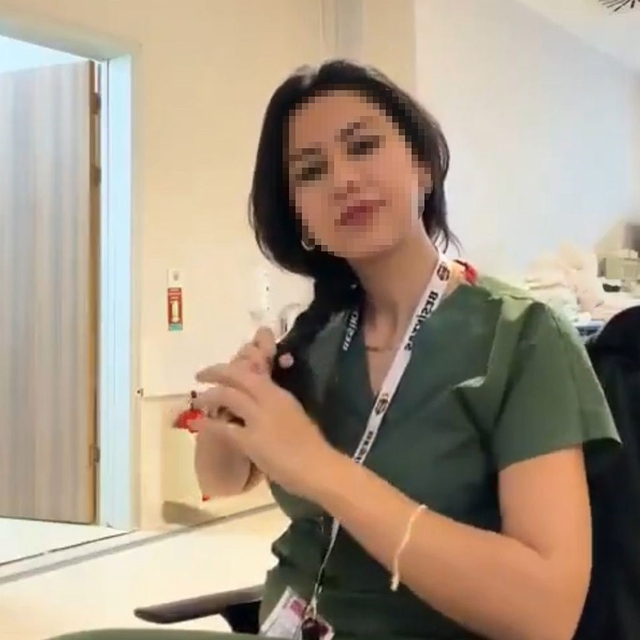 Sosyal medyadaki provokatif akıma katılan hemşire, adli kontrolle serbest b...