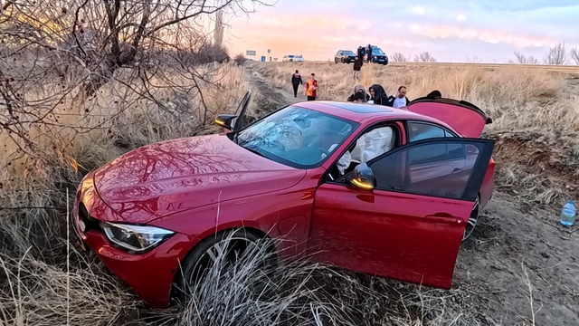 Aksaray'da otomobil şarampole düştü: 3 yaralı