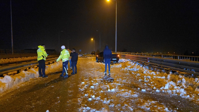 Gaziantep'te buzlanma nedeniyle kaza: 1 yaralı