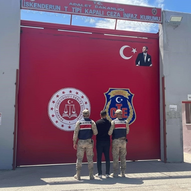 Hatay'da 34 yıl hapis cezası ile aranan şahıs yakalandı