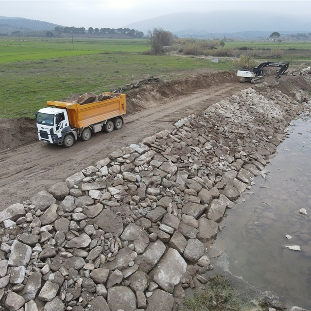 Çine Sulaması inşaatında çalışmalar sürüyor