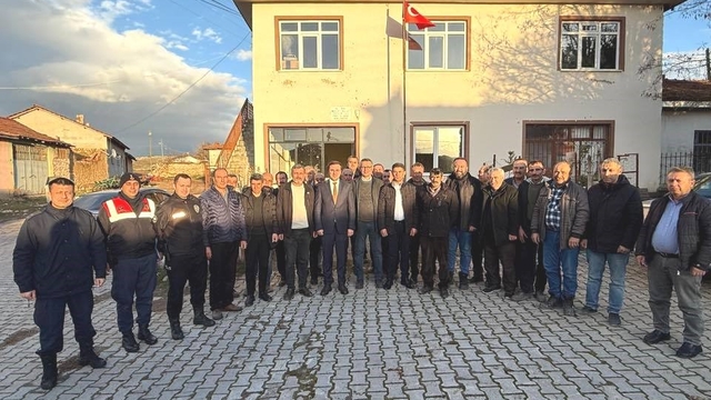 Çavdarhisar Kaymakamı Murat Ak muhtarlarla bir araya geldi
