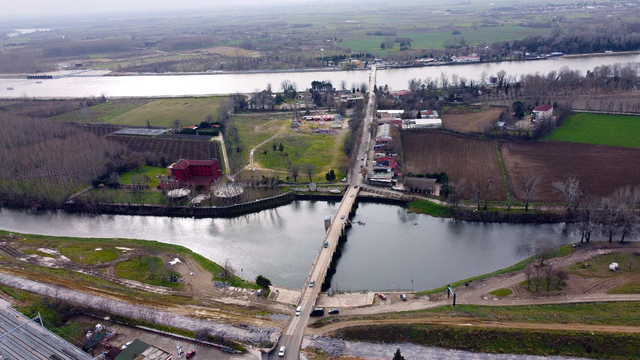 Edirne'de son yağışlarla nehirlerin debisi arttı, üretici umutlandı