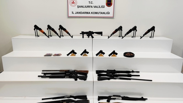 Şanlıurfa'da silah kaçakçılığı operasyonunda 7 şüpheli yakalandı