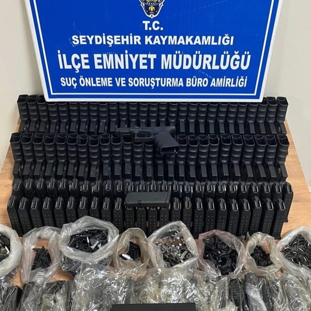 Konya'da kaçak silah operasyonu: 1 gözaltı