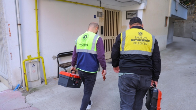 Samsun Büyükşehir'den 17 ilçeye ev içi tutunma aparatı desteği