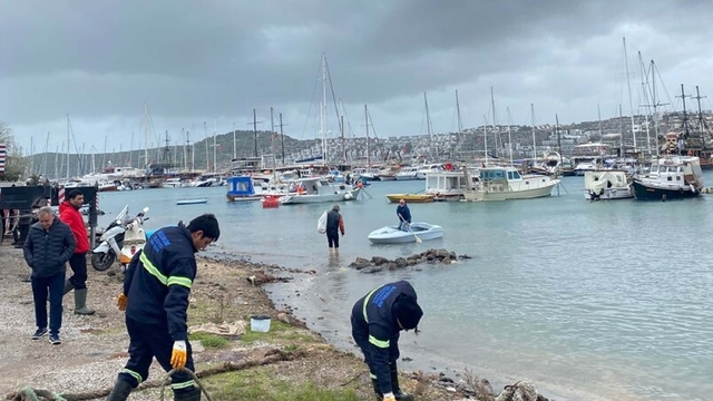 Bodrum'da kıyıya izinsiz bağlama yapan 60 tekneye 1,5 milyon lira ceza