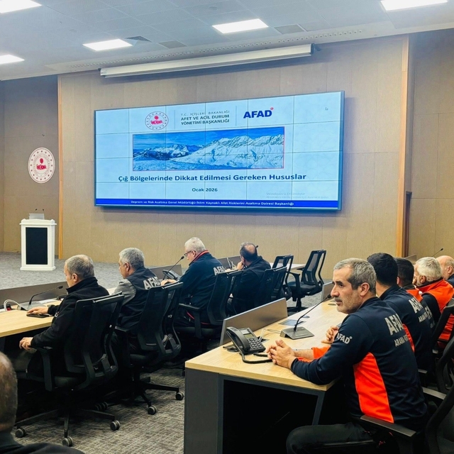 Elazığ'da çığ riskine yönelik değerlendirme toplantısı