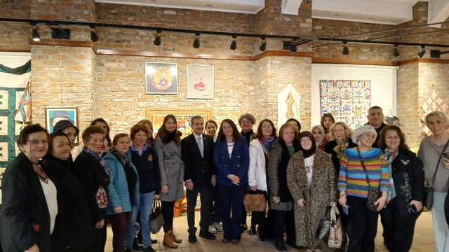 Eskişehirli 'Kırkyama' eğitmenleri 'Kırkyama' adlı sergi açtılar