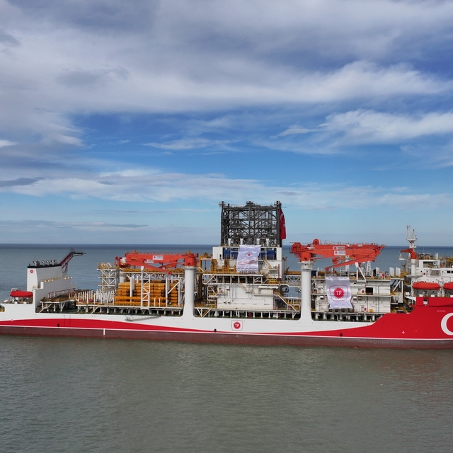 Mavi Vatan'ın yeni neferi Yıldırım havadan görüntülendi