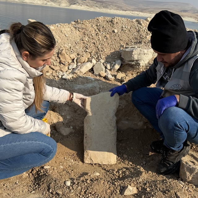 Adıyaman'da, Göbeklitepe'deki 'T' şekilli taşların benzeri ortaya çıktı