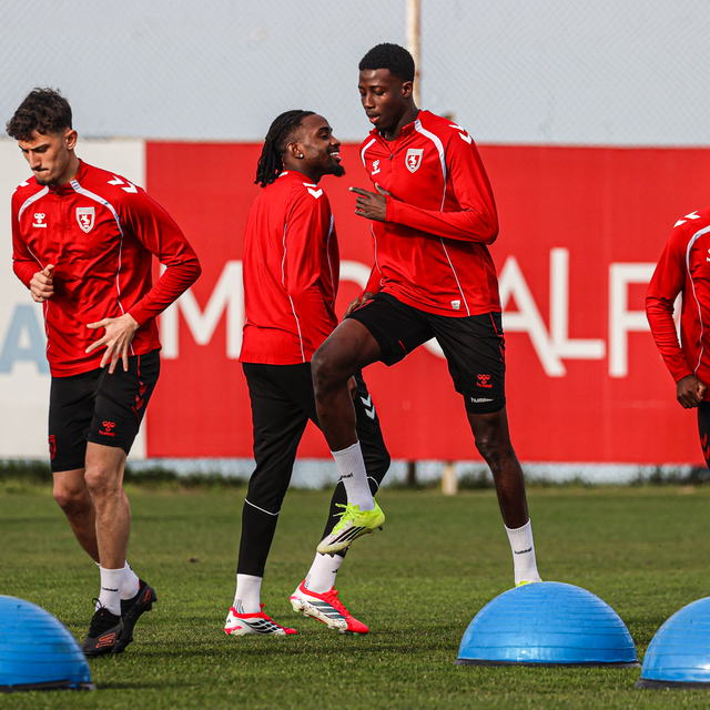 Samsunspor, Kasımpaşa maçının hazırlıklarını sürdürdü.