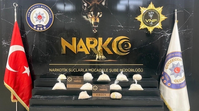 Van'da 10 kilo 720 gram uyuşturucu madde ele geçirildi