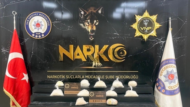 Van'da 10 kilo 720 gram uyuşturucu ele geçirildi