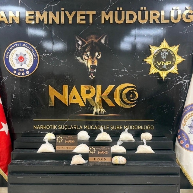 Van'da 10 kilo 720 gram uyuşturucu ele geçirildi