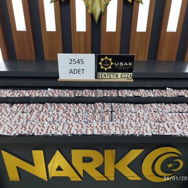 Uşak'ta uyuşturucu operasyonunda 6 kişi tutuklandı