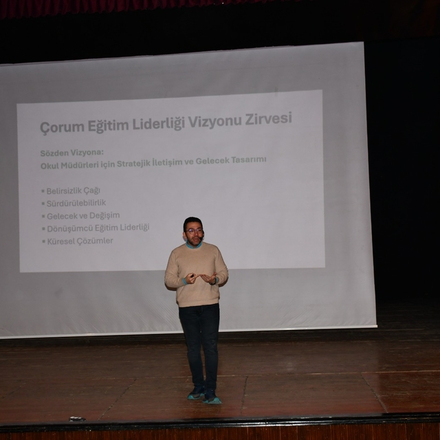 Çorum'da Eğitim Yöneticileri Zirvesi Toplantısı düzenlendi