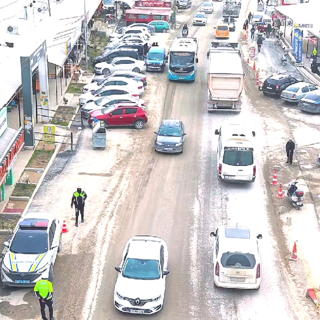 Hatay'da hatalı park denetimi