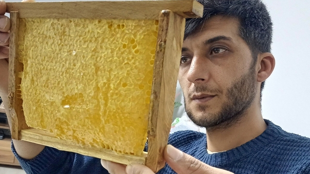 Araban'da üretilen bala yoğun talep