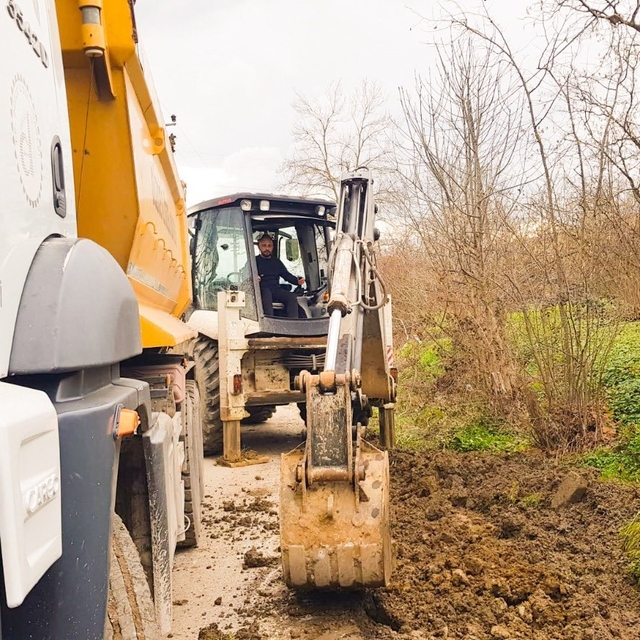 Köylerde kanal çalışmaları devam ediyor