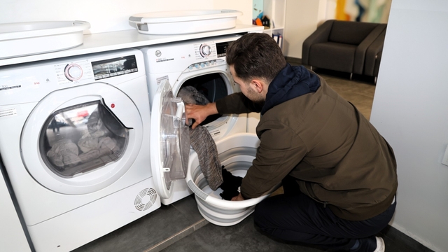 Üniversite öğrencilerine ücretsiz çamaşırhane hizmeti