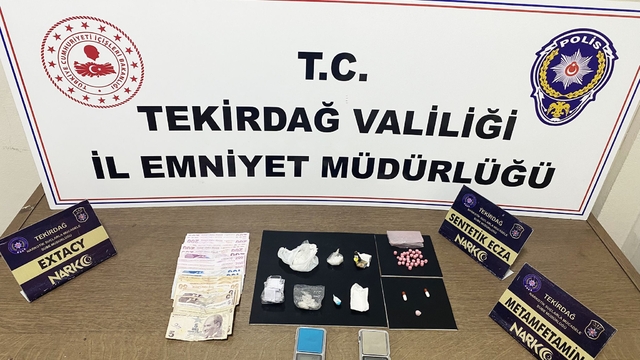 Tekirdağ'da uyuşturucu operasyonlarında yakalanan 16 şüpheli tutuklandı