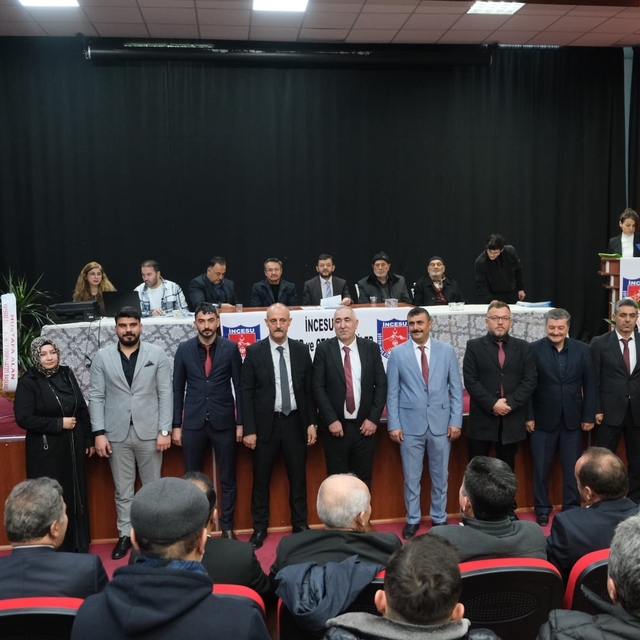 İncesu Şoförler ve Otomobilciler Odası'nda Büyüköz güven tazeledi