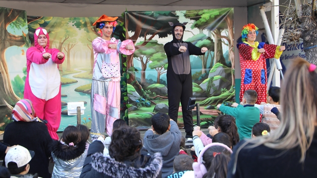 Yüreğir'de ara tatil çocuk şenliğiyle renklendi