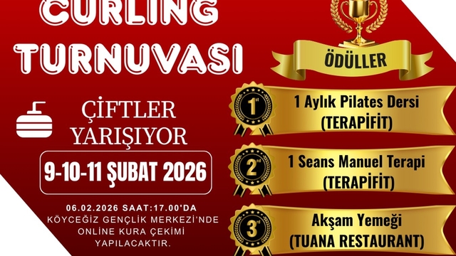 Köyceğiz'de ödüllü Floor Curling Turnuvası düzenlendi